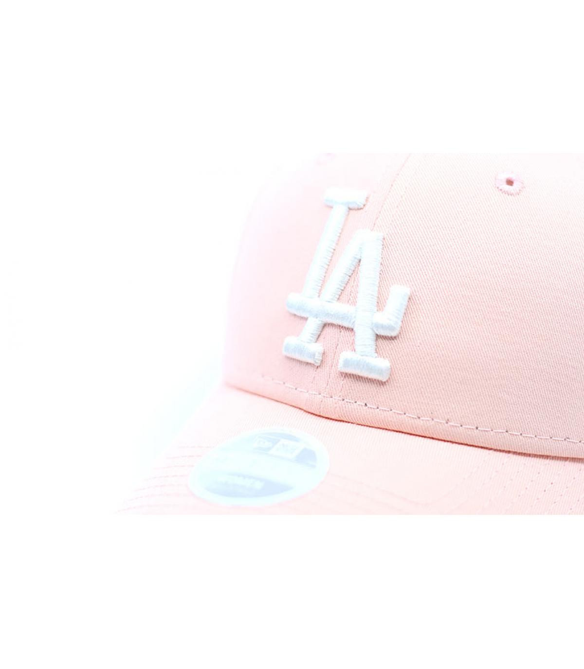 women LA cap pink